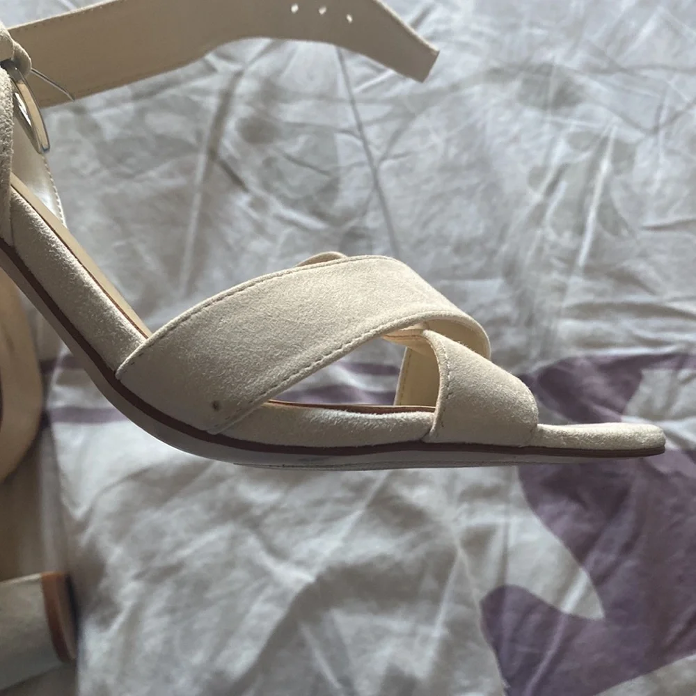 Zara cream strappy sandals - Picture 6 of 7